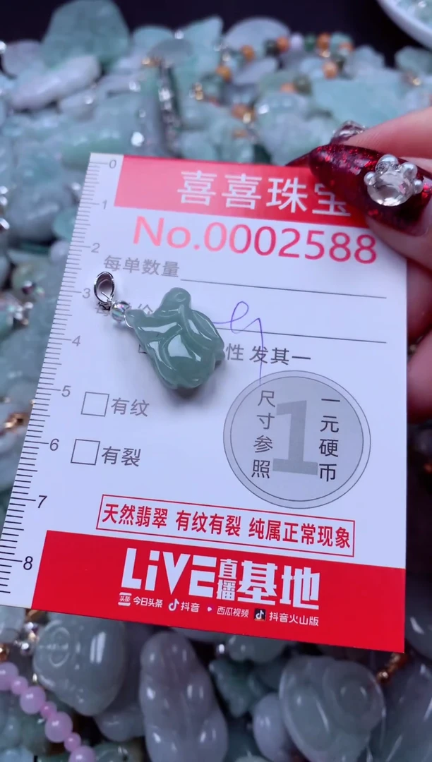颈饰未镶嵌翡翠2588
