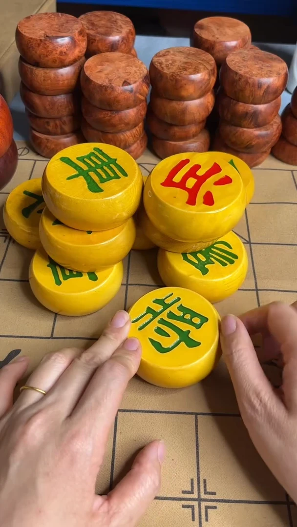 木福利品金丝楠木成品70中国象棋