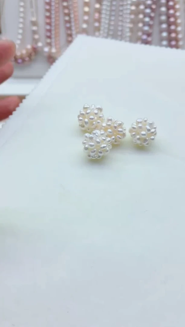 淡水珍珠未镶嵌吊坠(不含链)多样性发其一，非无暇