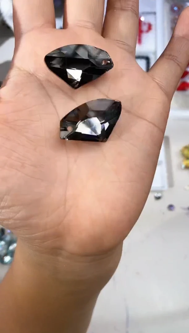 玻璃0343蝴蝶12个高级灰