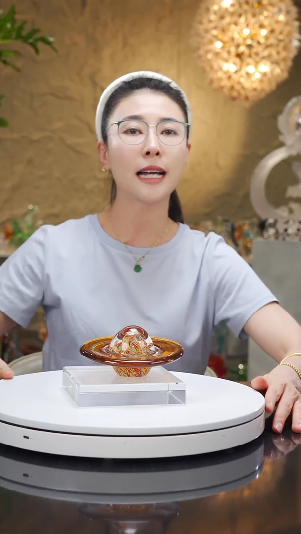 瓷片福利星球摆件