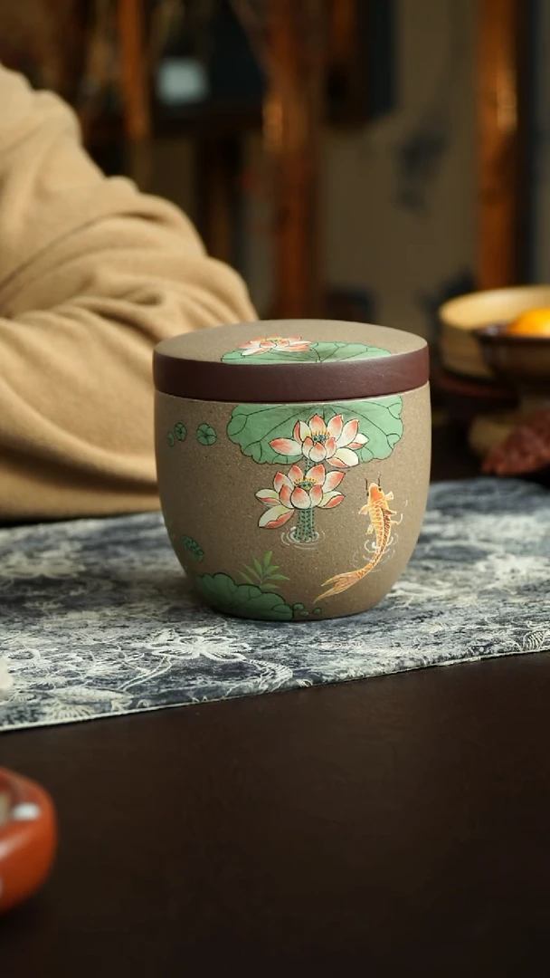 茶杯紫砂29号 特价茶叶罐 宜兴紫砂原矿作品