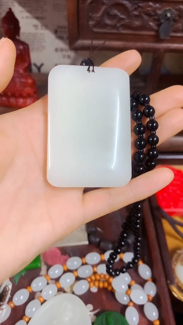 【闪购商品】和田玉（白玉）颈饰未镶嵌直播推荐直播推荐