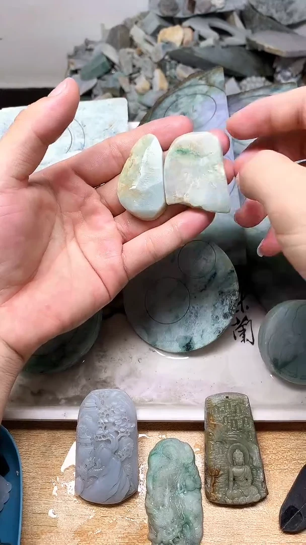 裸石翡翠天然缅甸翡翠A货24