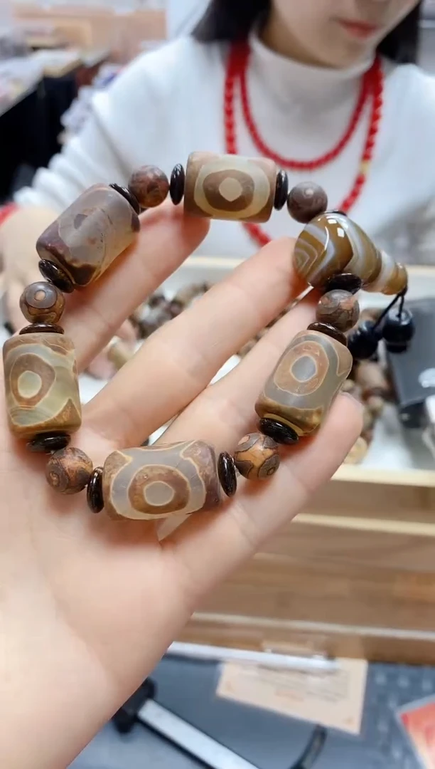 未镶嵌手串玛瑙/玉髓藏珠玛瑙玉石手串