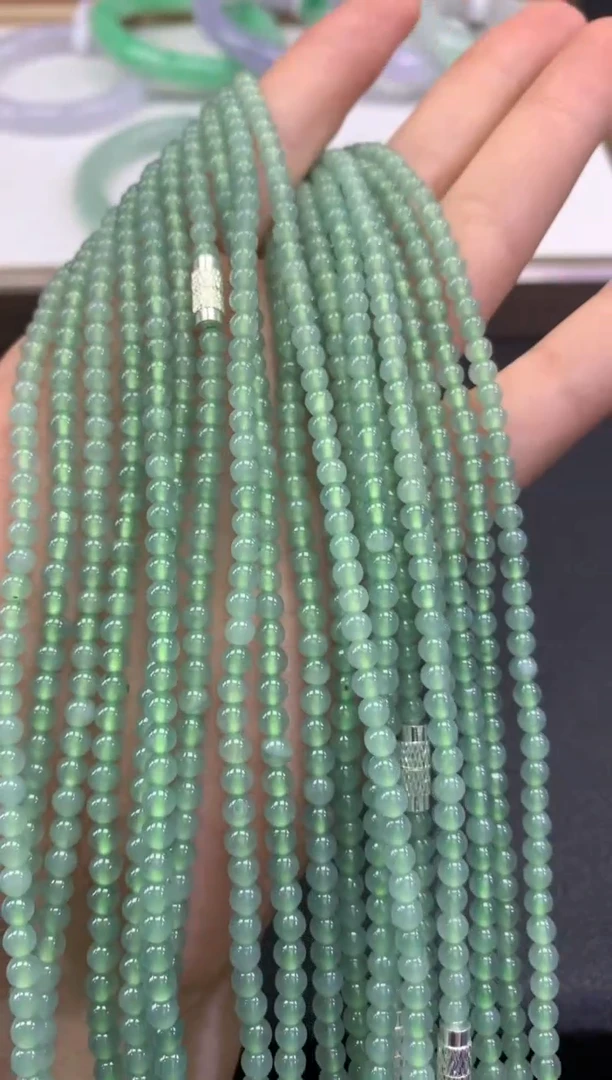 翡翠未镶嵌颈饰FC489 翡翠项链 多样性发其一