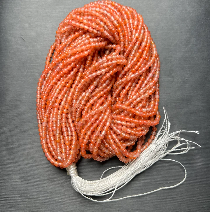 【小付姐】天然保山南红冰飘吊坠绳卡3一条长度70cm