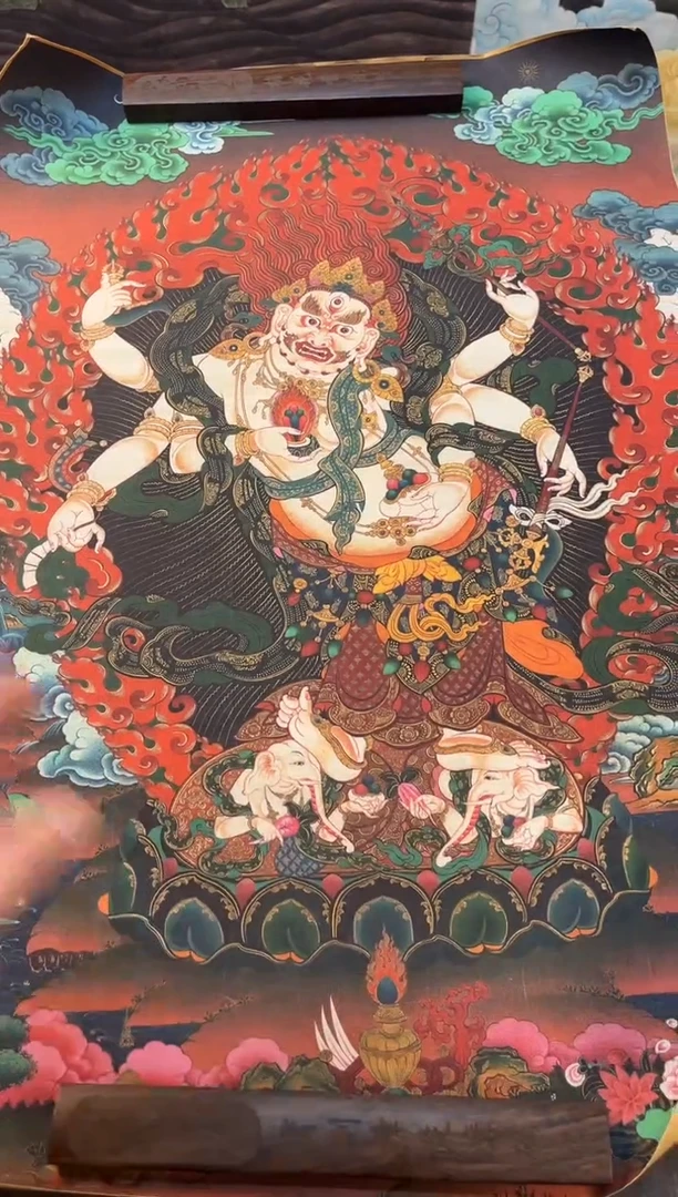 卷轴画刘洋画院老六专属AA84