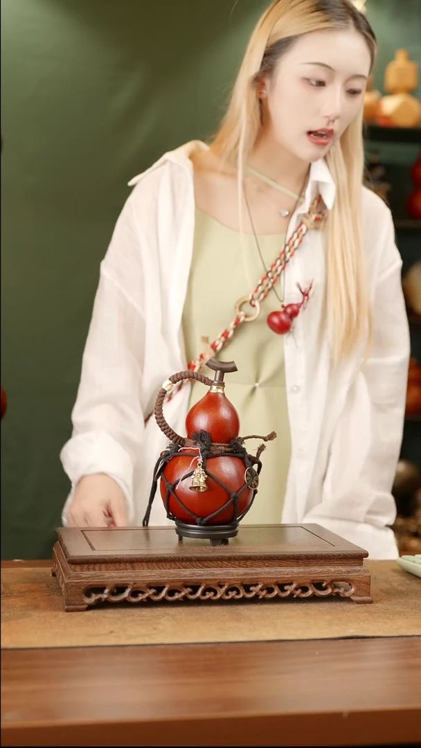 54号天然大漆工艺酒葫芦一物一拍~