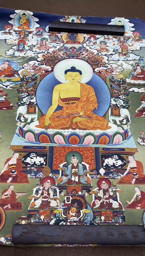 卷轴画精品挂饰 唐卡tk16153