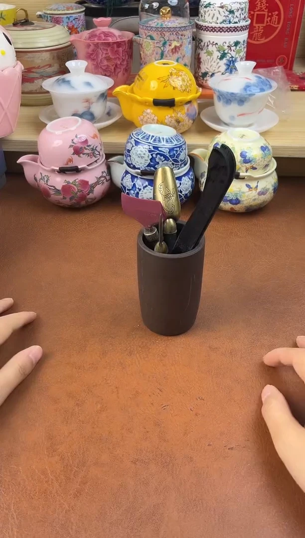 陶陶瓷茶具摆件旅行套组