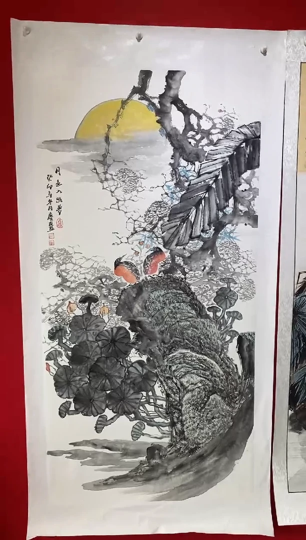 国画用****5LQY丹李庆友老师作品