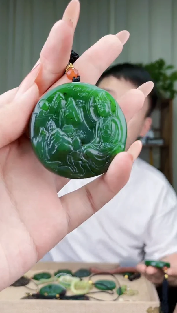 未镶嵌和田玉挂件拍一发一，多样性发货！