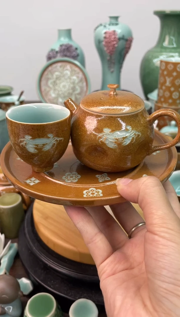 1壶1壶承1杯  慧仙青瓷 龙泉青瓷大促 定点福利放漏