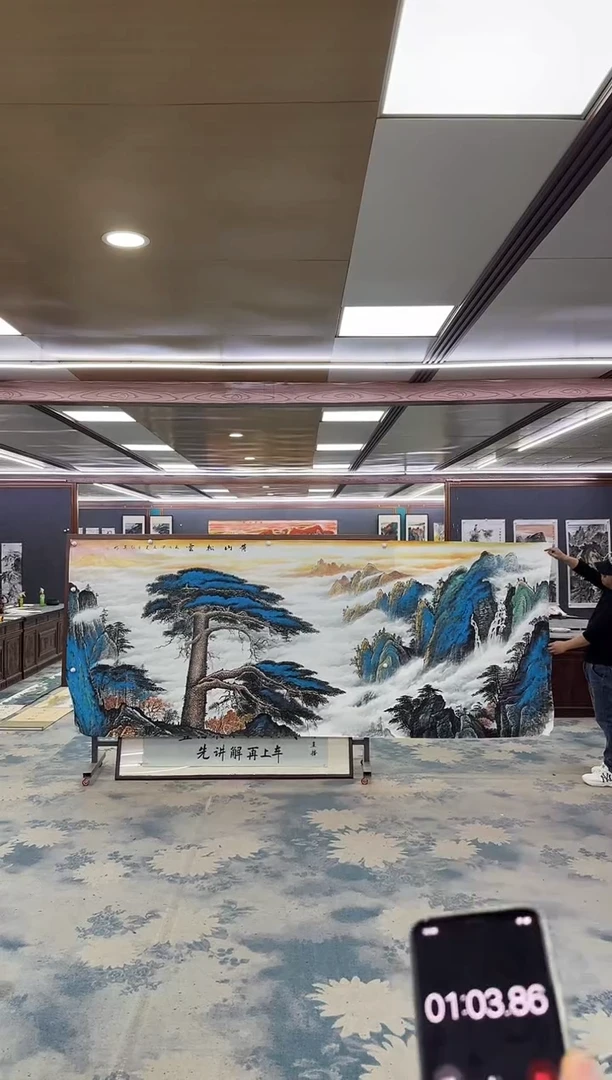 国画M王红兵-大丈二-山水国画