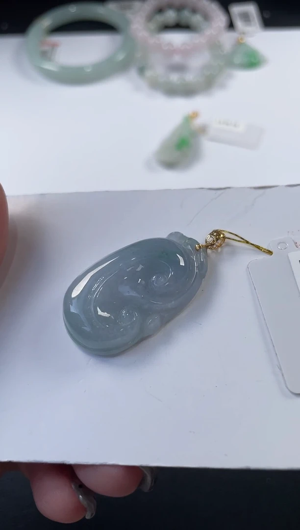 颈饰未镶嵌翡翠基地发货H2925