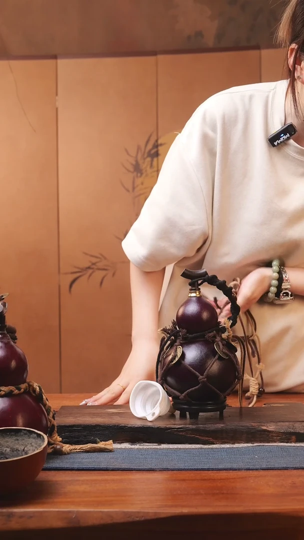 1896号精品大漆葫芦防腐防渗装水茶酒