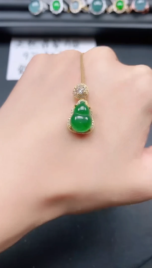 翡翠戒指银S925镶嵌111