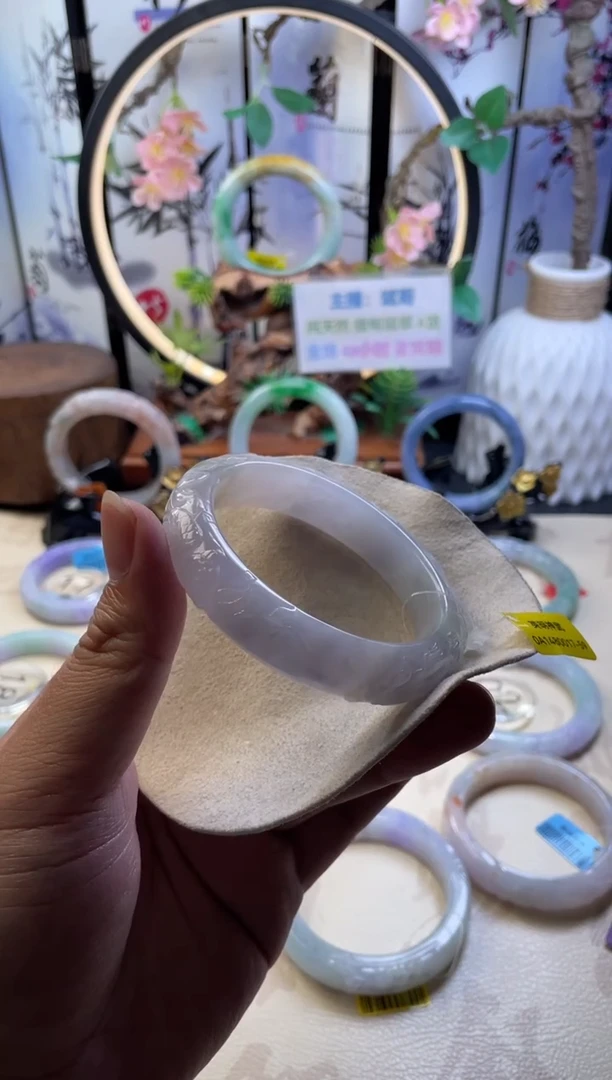 未镶嵌手镯翡翠正圈58