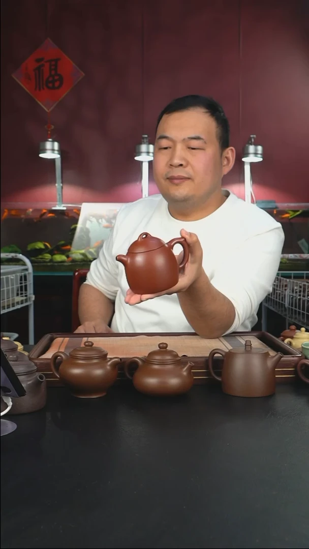 【闪购商品】紫砂茶壶LY朱砂秦权