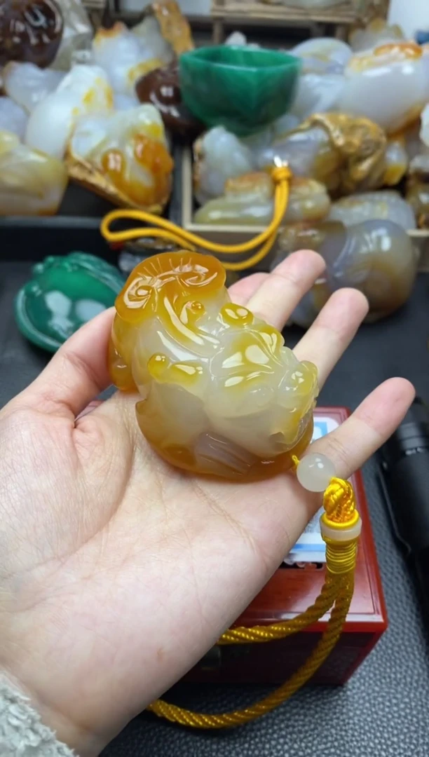 未镶嵌手把玛瑙/玉髓睿00