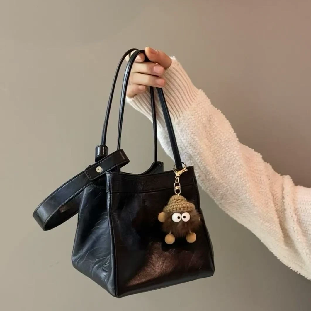 0811-0840新款白色百搭千鸟格手提包包牛仔