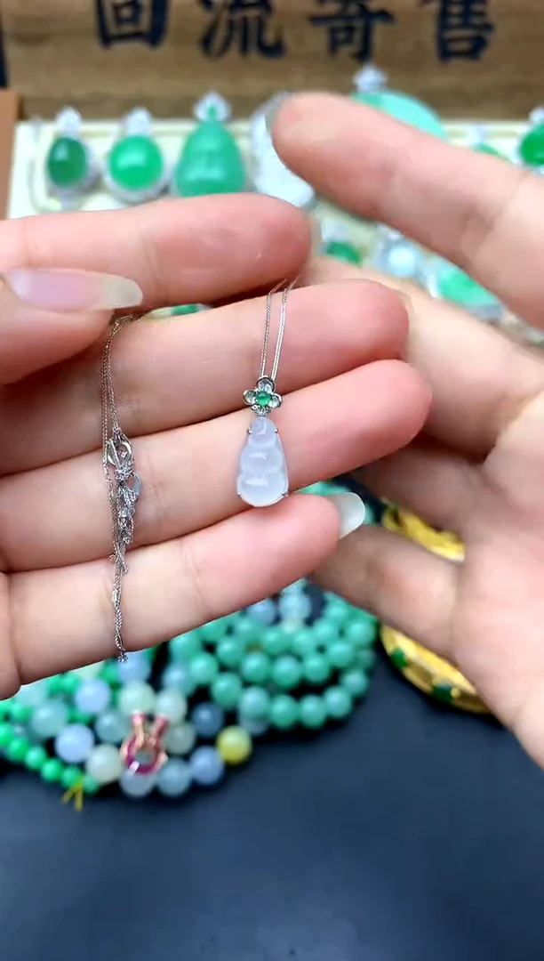 【闪购商品】翡翠颈饰18K金镶嵌248-中国好珍宝