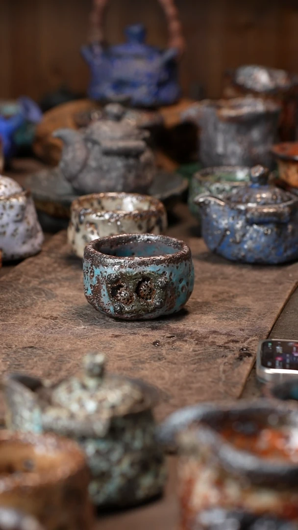 【闪购商品】景德镇柴烧志野杯