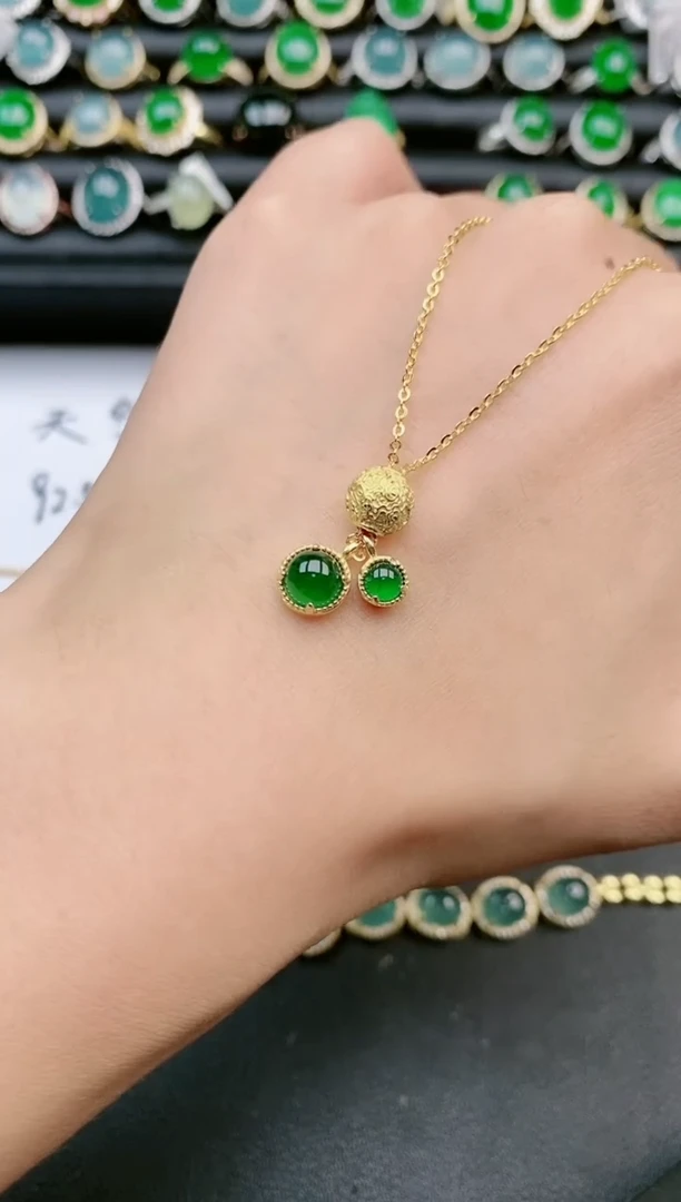 翡翠戒指银S925镶嵌11111