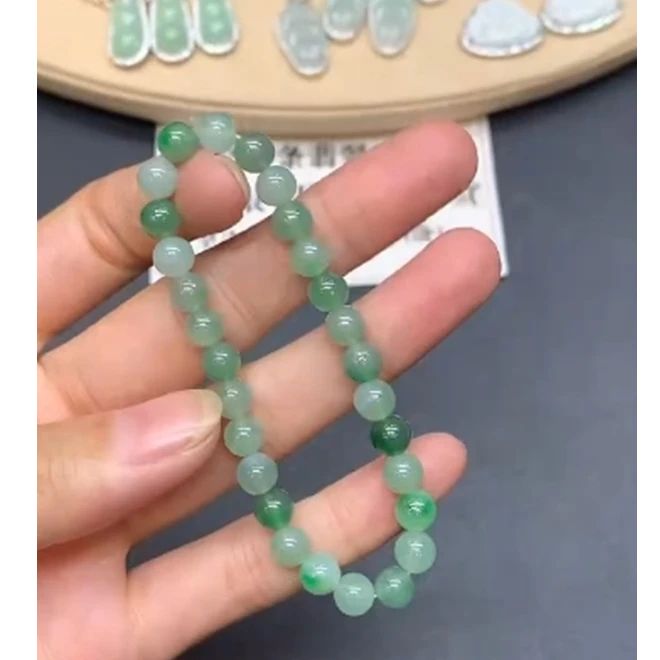 翡翠手链未镶嵌珠串