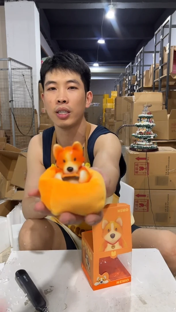 瓷片树脂尼莫原盒猛兽派对摆件盒子会坏