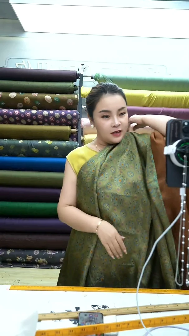 无纺布3号角罗香云纱1米