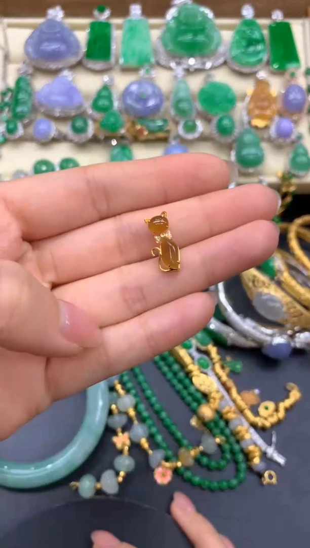 【闪购商品】翡翠颈饰18K金镶嵌249-中国好珍宝