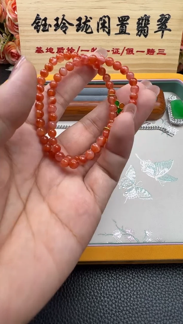 手链未镶嵌南红玛瑙天然南红