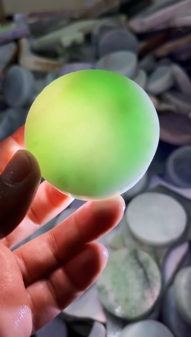 【闪购商品】翡翠耳饰未镶嵌A货康壹453