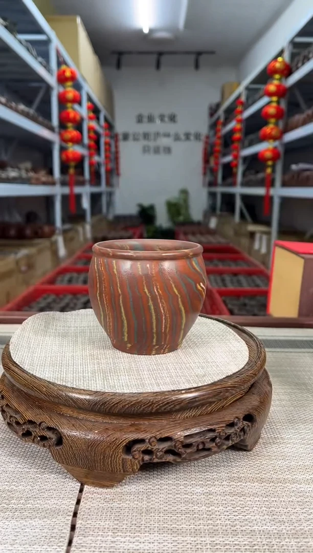 【闪购商品】紫砂茶杯胶泥缸杯主人杯
