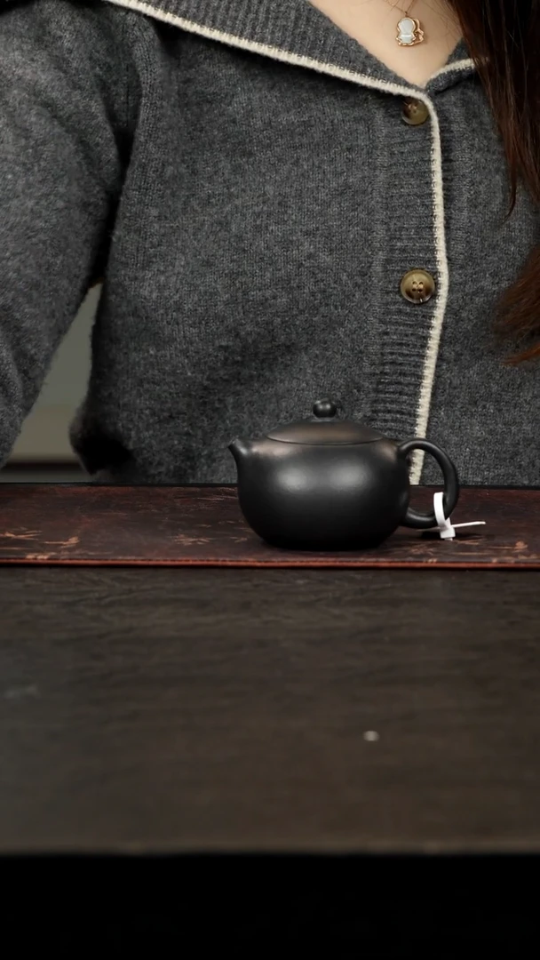 茶壶紫砂清水泥捂灰西施150cc