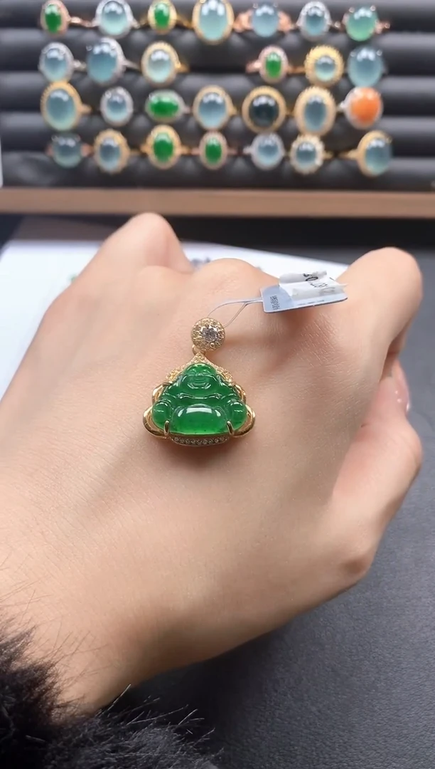 银S925镶嵌戒指翡翠1151