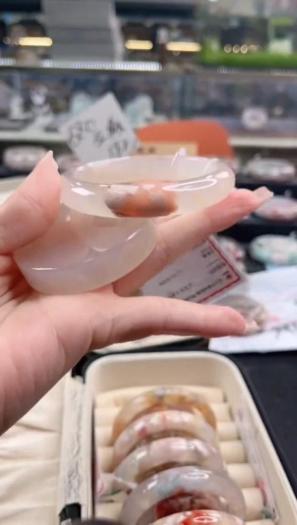 未镶嵌手镯石英质玉57圈口（赠品镯心）6749598
