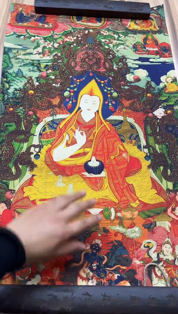 卷轴画精品挂饰 唐卡tk16028