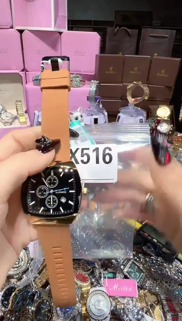 石英机芯不锈钢不锈钢直播定闪专用