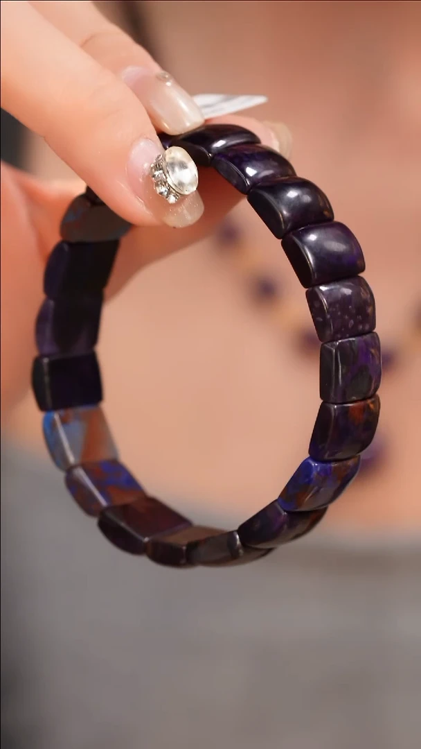 【闪购商品】苏纪石（舒俱来）手链未镶嵌老油手牌（微瑕）