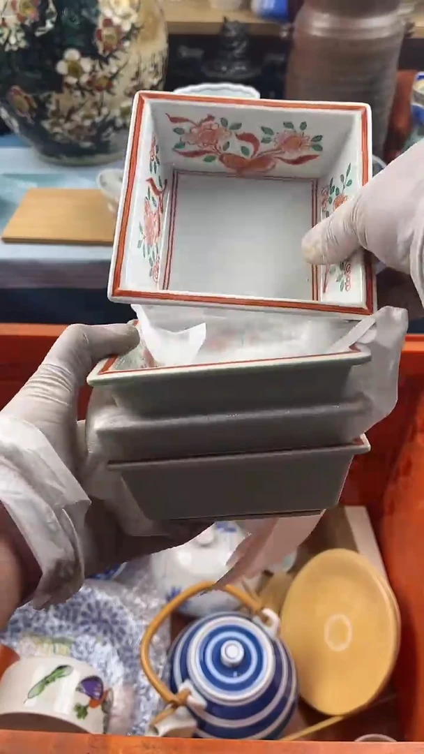 瓷片英歌瓷器满19.9包邮