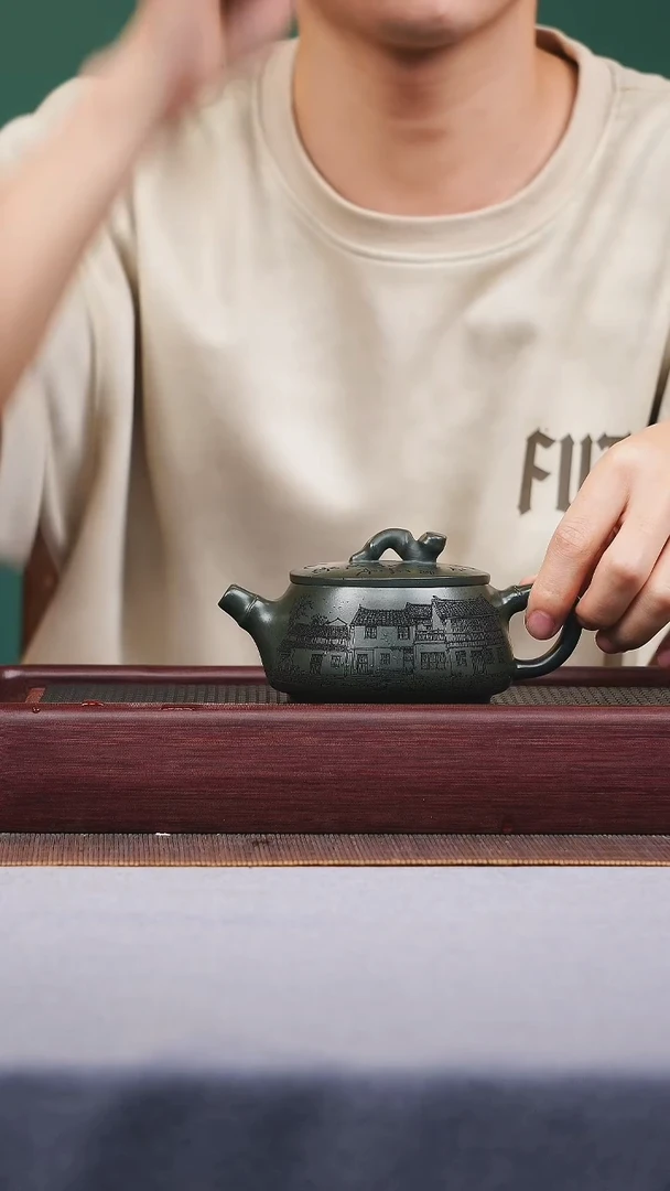 茶壶紫砂宜兴原矿紫砂作品