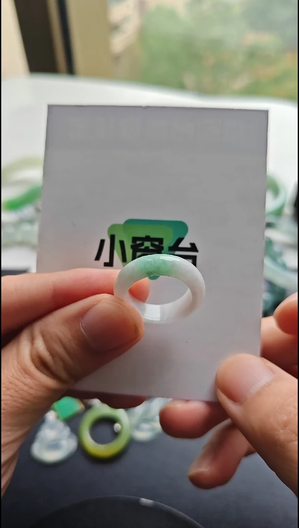 未镶嵌戒圈翡翠3翡翠戒圈未镶嵌15号