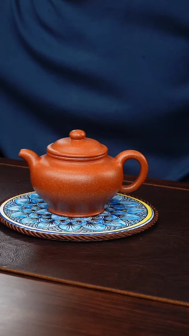 茶壶紫砂红降坡掇只壶230cc