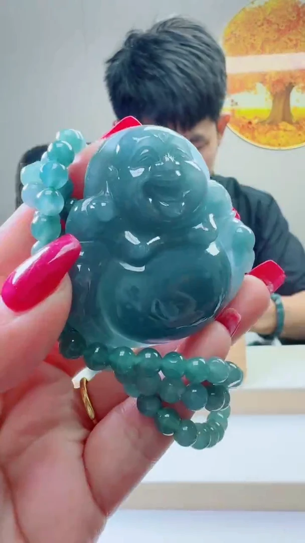 颈饰未镶嵌翡翠天然A货翡翠  多样性随机发其一