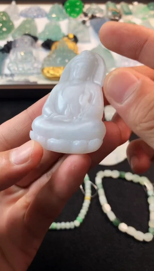 未镶嵌定制翡翠3**7  S毛货不退不换