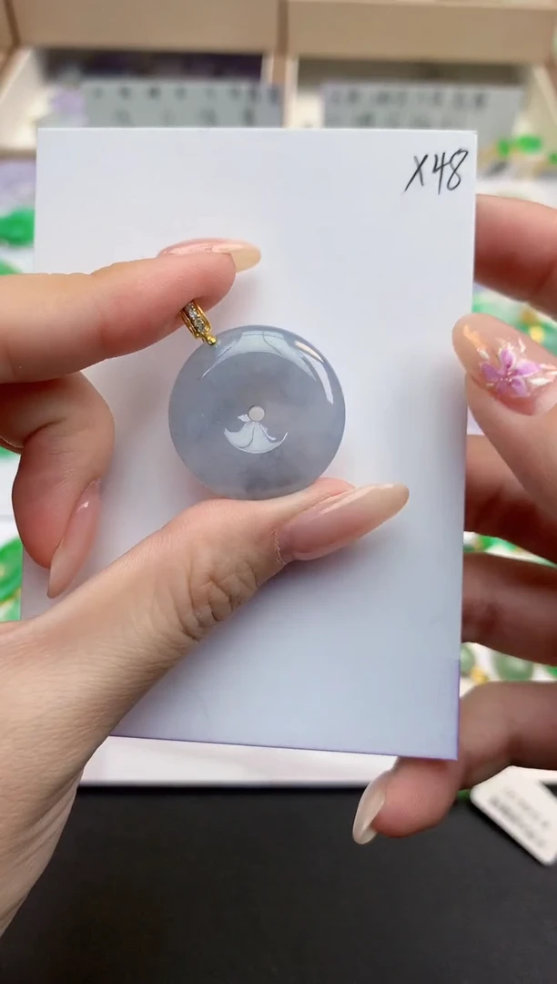 颈饰未镶嵌翡翠天然缅甸A货翡翠