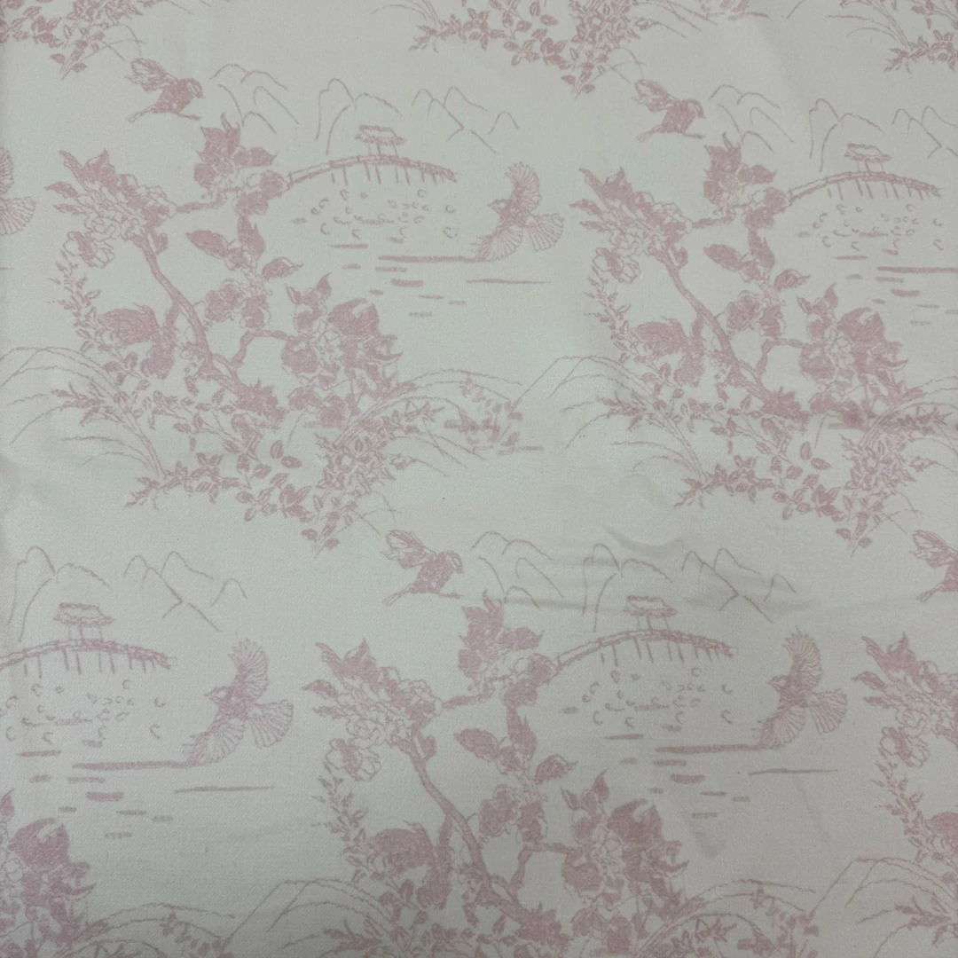 羊毛印花高端双面呢面料 柔软 亲肤11